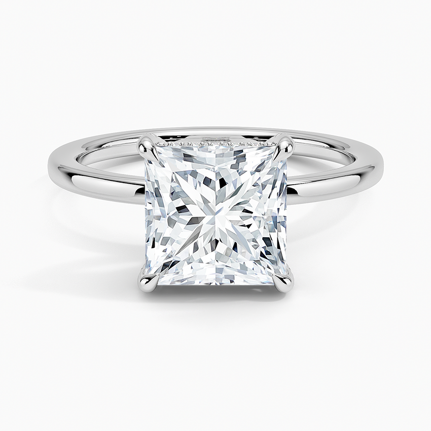 Lumiere 1.5mm Diamond Ring - Princess Cut Center Stone
