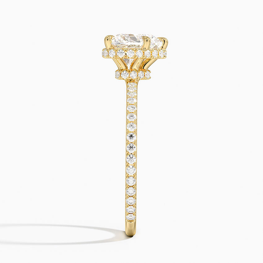 Gala Diamond Ring - Heart Center Stone