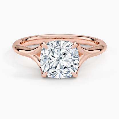 Reverie Solitaire Ring - Cushion Cut Center Stone