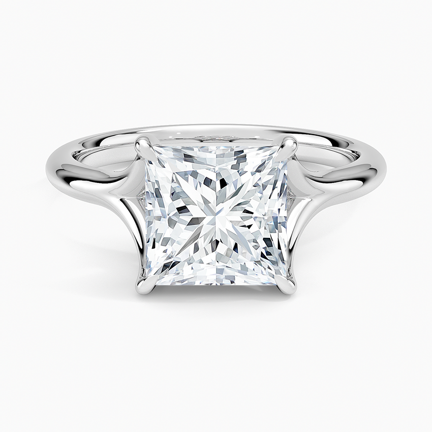 Reverie Solitaire Ring - Princess Cut Center Stone