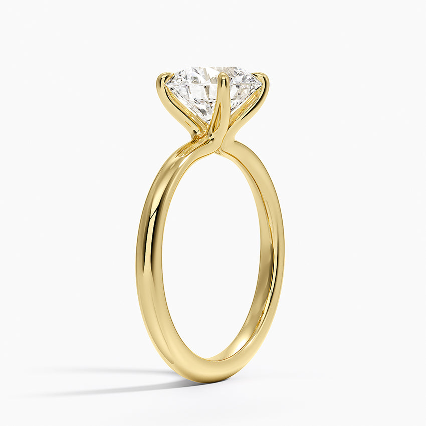 Manon Solitaire Ring - Round Center Stone