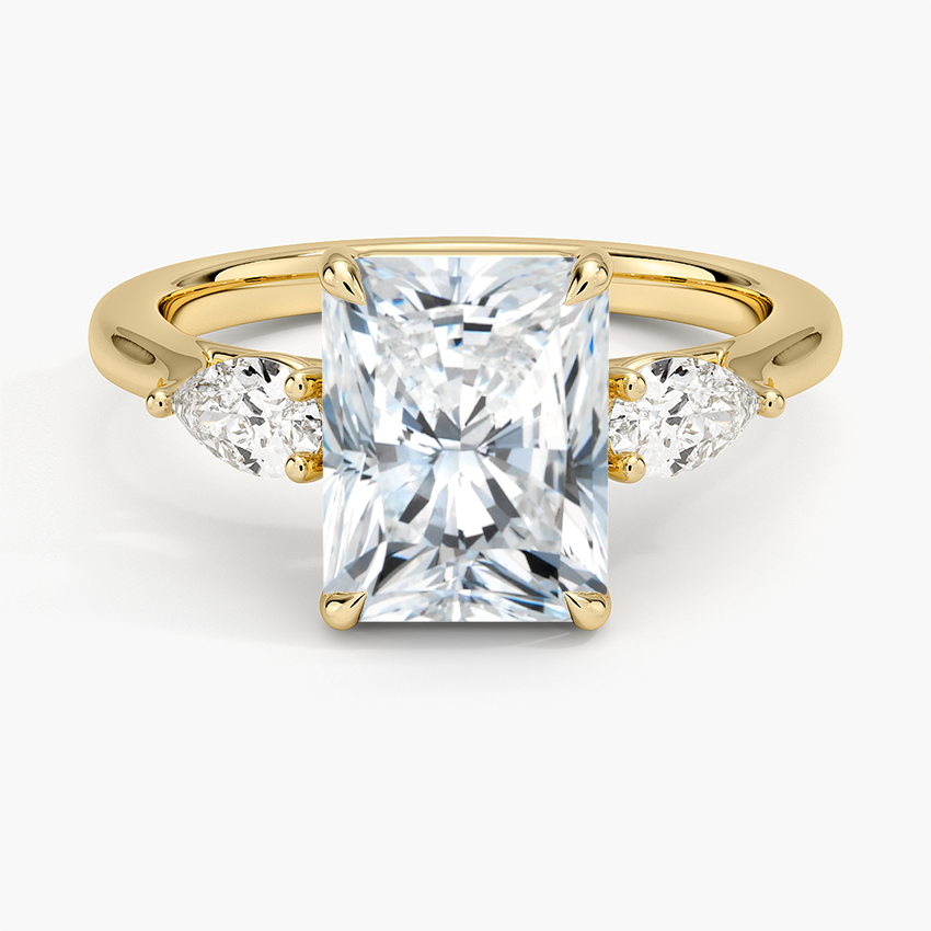 Opera Perfect Fit Diamond Ring - Radiant Cut Center Stone
