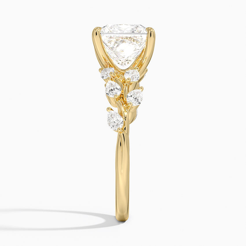 Amaranta Diamond Ring (1/2 ct. tw.) - Princess Cut Center Stone