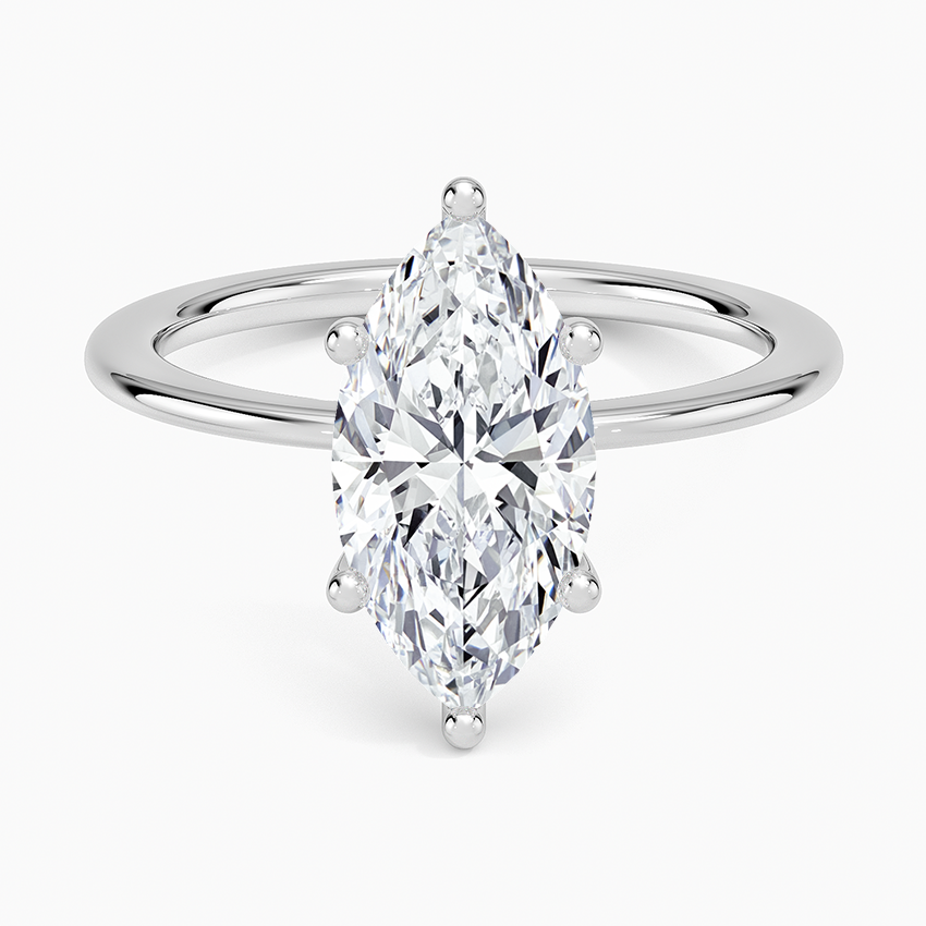 Aimee Solitaire Ring - Marquise Center Stone