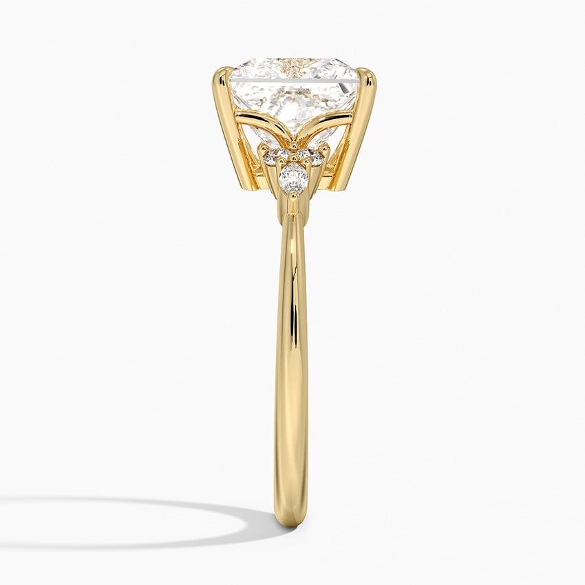 Nadia Diamond Ring - Princess Cut Center Stone
