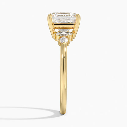 Miroir Diamond Ring - Asscher Cut Center Stone