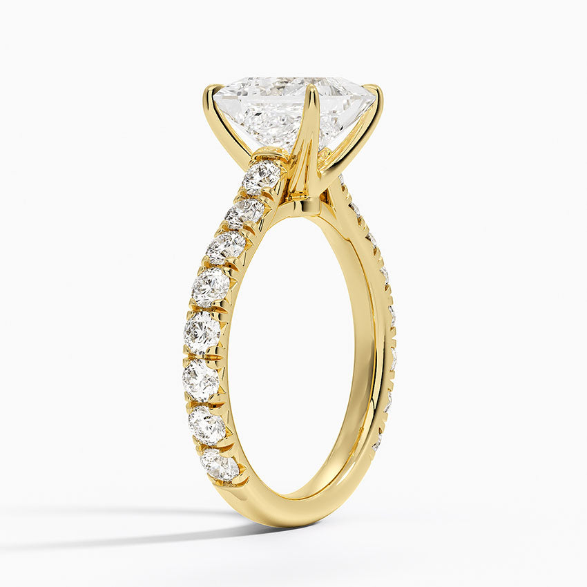 Anthology Three-Quarter Coverage Diamond Ring (7/8 ct. tw.) - Princess Cut Center Stone