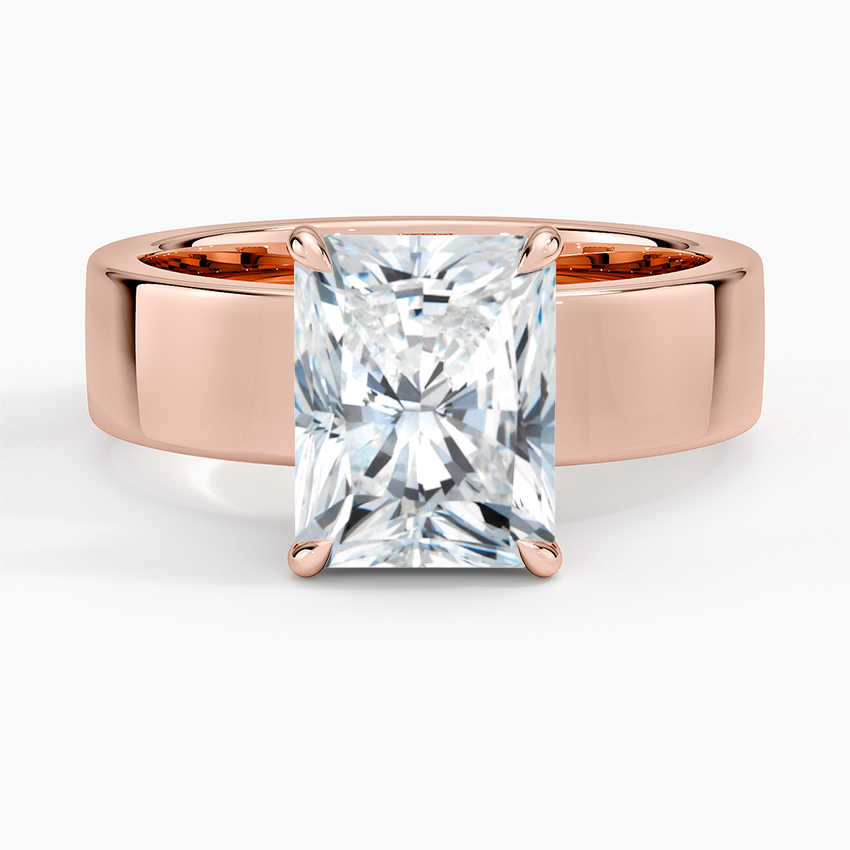Alden Diamond Ring - Radiant Cut Center Stone