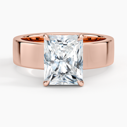 Alden Diamond Ring - Radiant Cut Center Stone