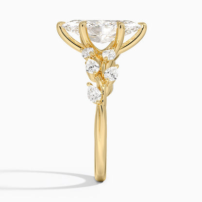 Amaranta Diamond Ring (1/2 ct. tw.) - Marquise Cut Center Stone