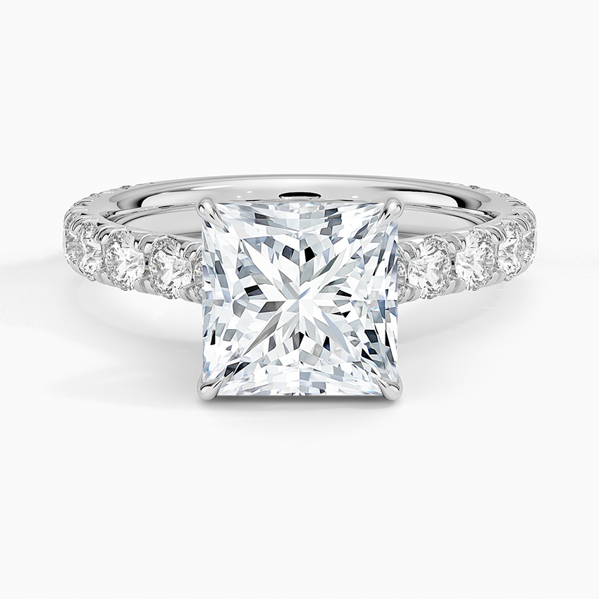 Anthology Three-Quarter Coverage Diamond Ring (7/8 ct. tw.) - Princess Cut Center Stone