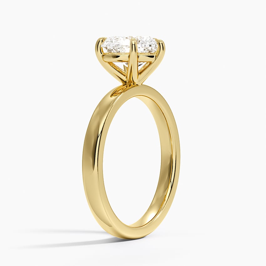 Fairmined Perfect Fit Solitaire 2.5mm Ring - Heart Cut Center Stone