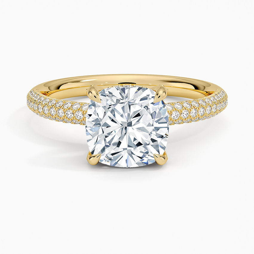Valencia Diamond Ring (1/3 ct. tw.) - Cushion Cut Center Stone
