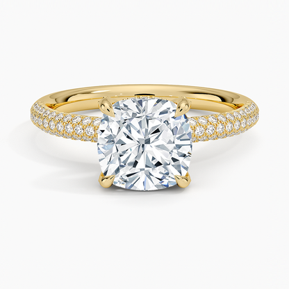 Valencia Diamond Ring (1/3 ct. tw.) - Cushion Cut Center Stone