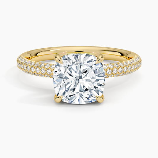 Valencia Diamond Ring (1/3 ct. tw.) - Cushion Cut Center Stone
