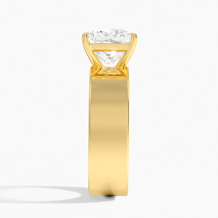 Peyton 6mm Solitaire Ring - Princess Cut Center Stone