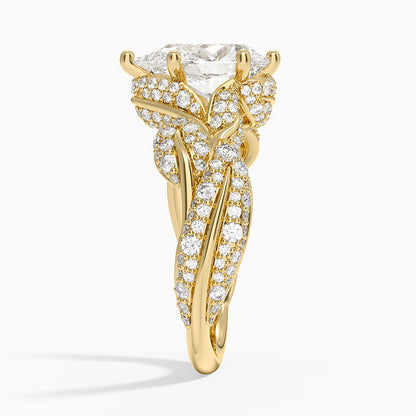 Olivia Diamond Ring (1 ct. tw.) - Pear Center Stone