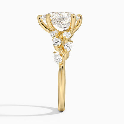 Amaranta Diamond Ring (1/2 ct. tw.) - Pear Cut Center Stone