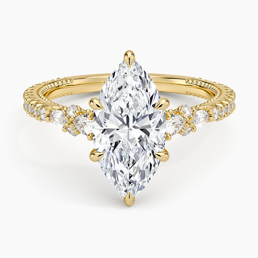Primrose Diamond Ring - Marquise Center Stone