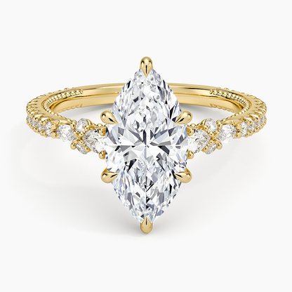 Primrose Diamond Ring - Marquise Center Stone