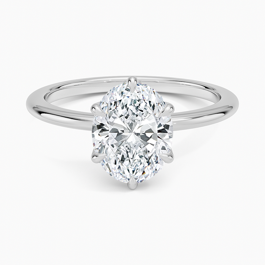 Petite Esme 1.5mm Ring - Oval Center Stone