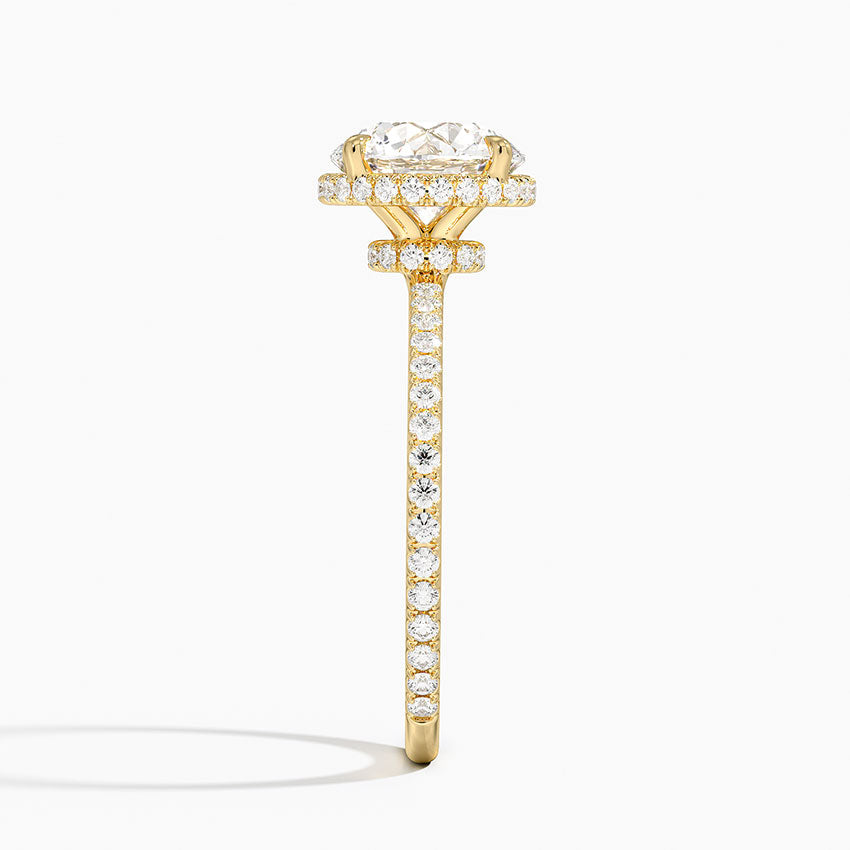 Gala Diamond Ring - Round Center Stone