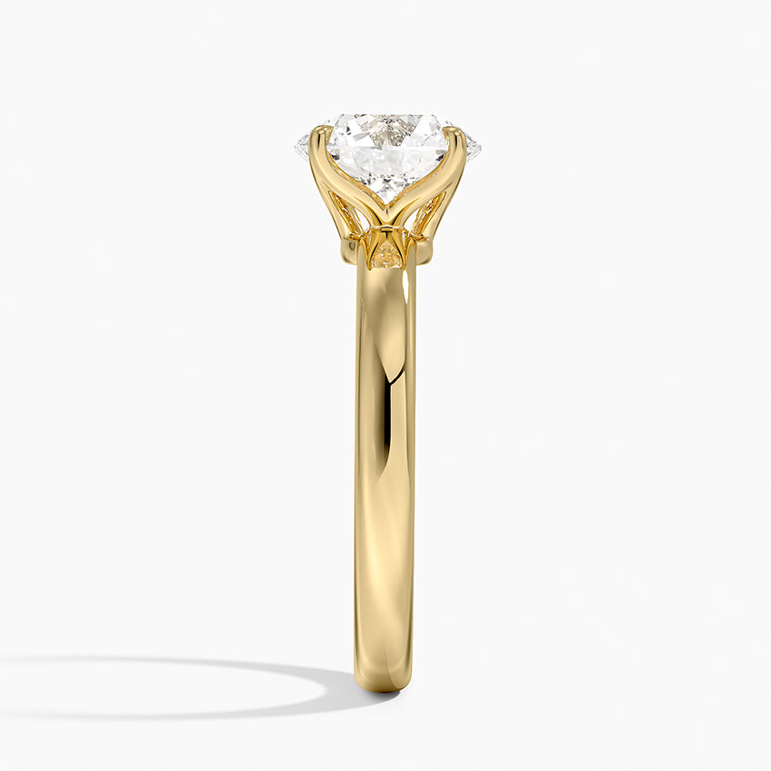 Elodie 2.5mm Solitaire Ring - Round Center Stone