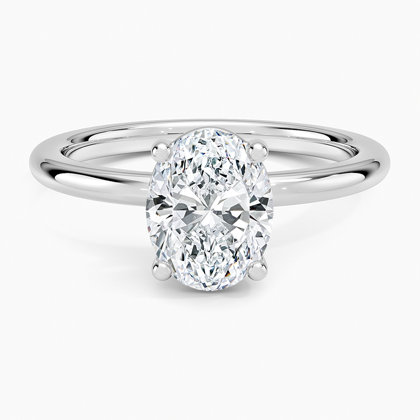 Sydney Perfect Fit 2mm Solitaire Ring - Oval Center Stone