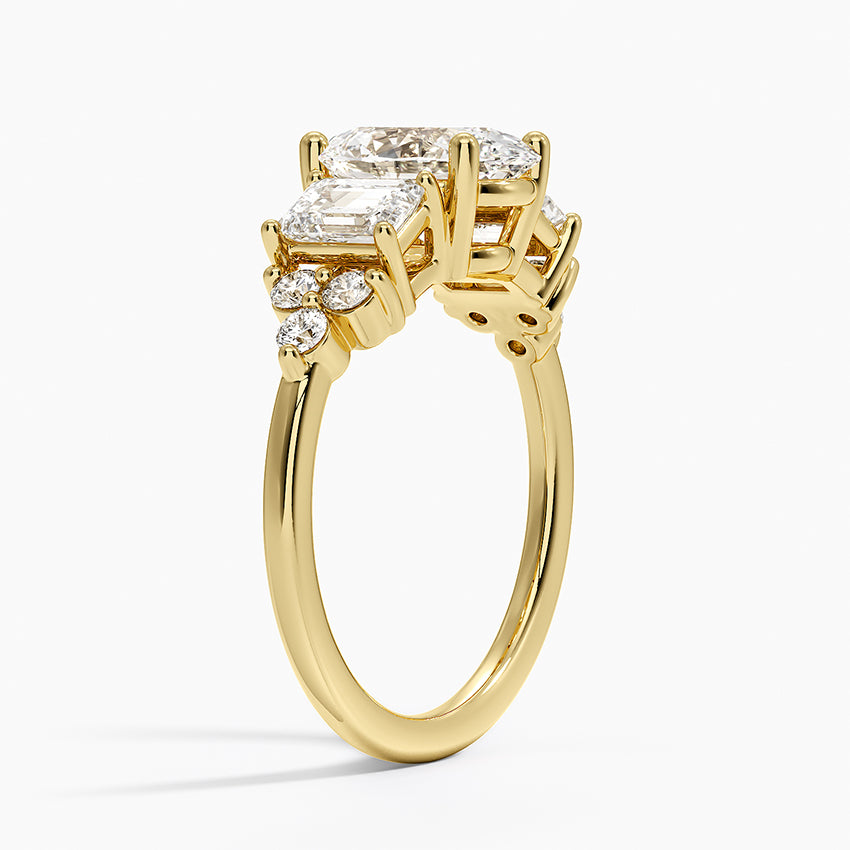 Sabine Cluster Diamond Ring (1 ct. tw.) - Oval Center Stone
