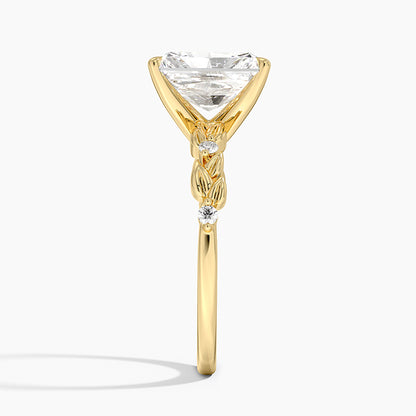Briar Diamond Ring - Radiant Cut Center Stone