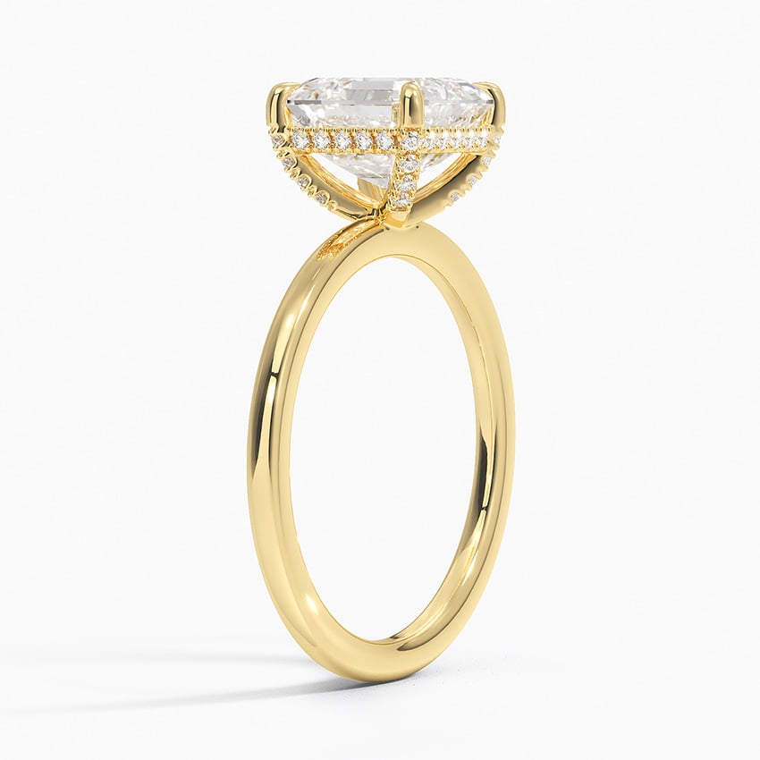 Lumiere 1.5mm Diamond Ring - Asscher Cut Center Stone
