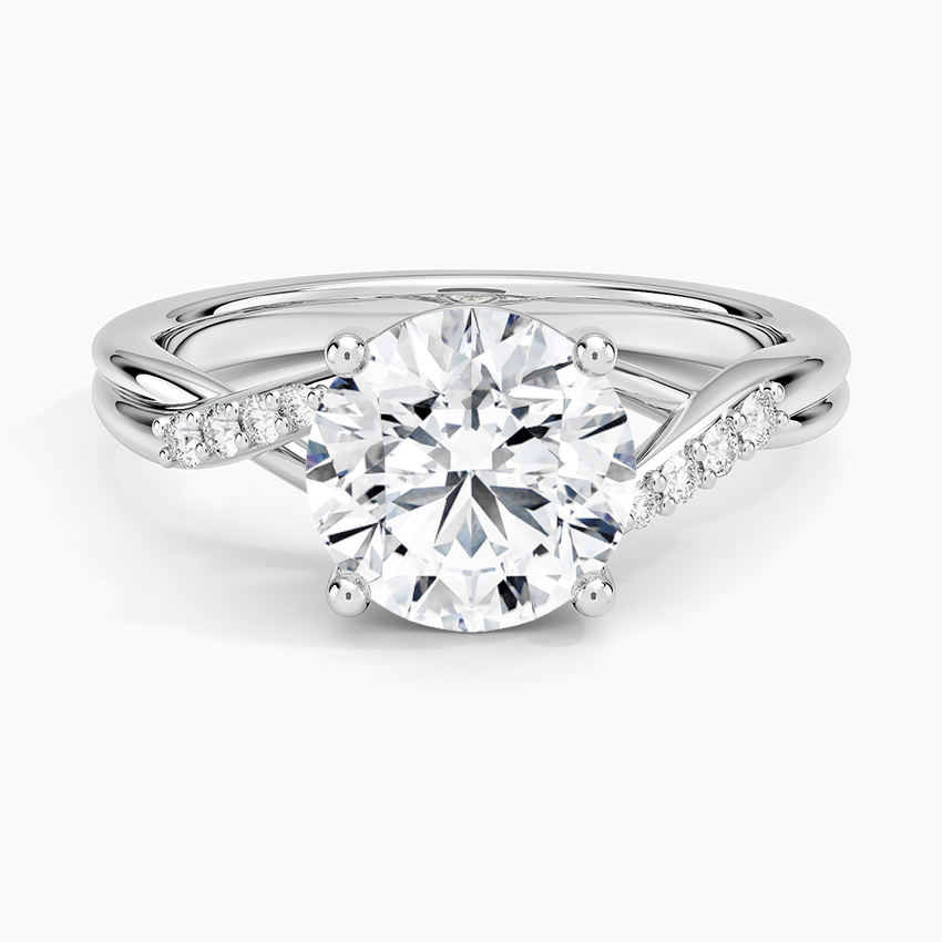 Chamise Diamond Ring (1/15 ct. tw.) - Round Center Stone