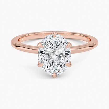 Petite Esme 1.5mm Ring - Oval Center Stone