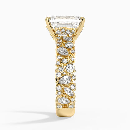 Glacé Diamond Ring (3/4 ct. tw.) - Emerald Cut Center Stone