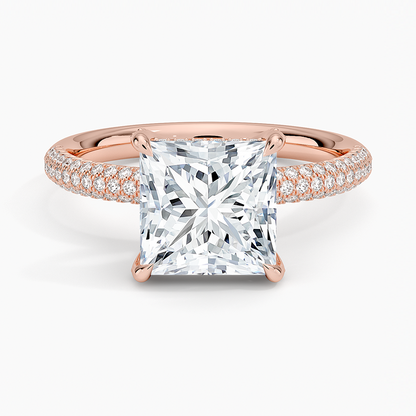 Valencia Diamond Ring (1/3 ct. tw.) - Princess Cut Center Stone