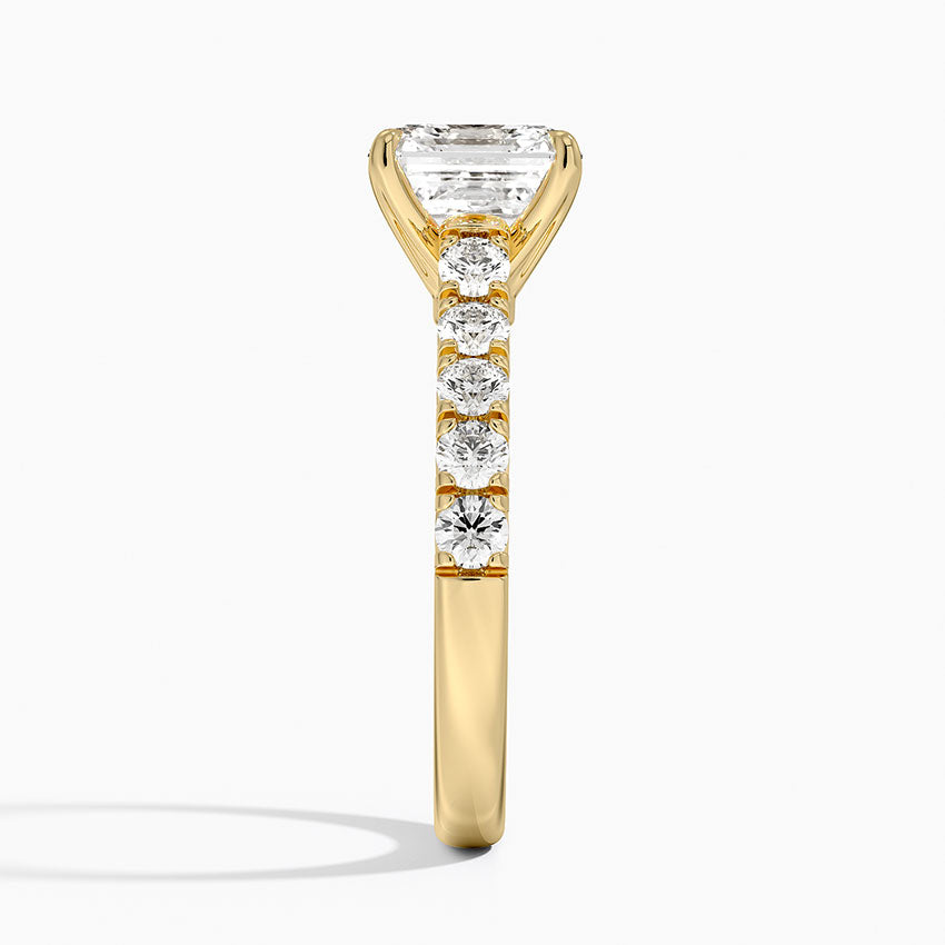 Anthology Half Coverage Diamond Ring (1/2 ct. tw.) - Asscher Cut Center Stone
