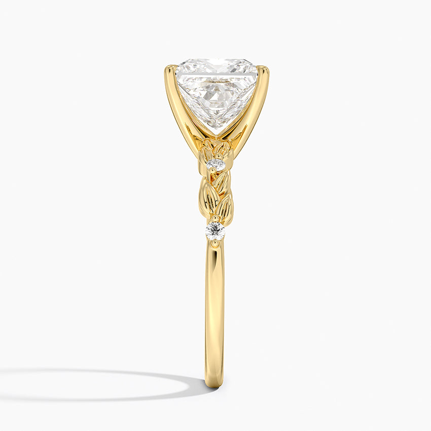 Briar Diamond Ring - Princess Cut Center Stone