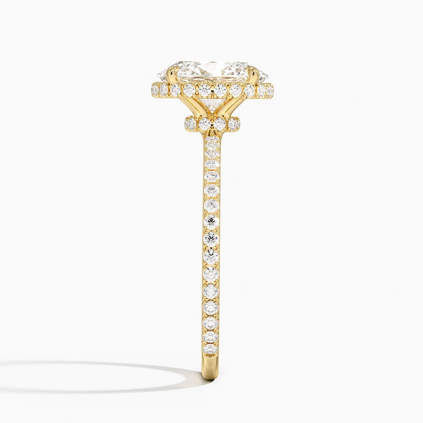 Gala Diamond Ring - Oval Center Stone