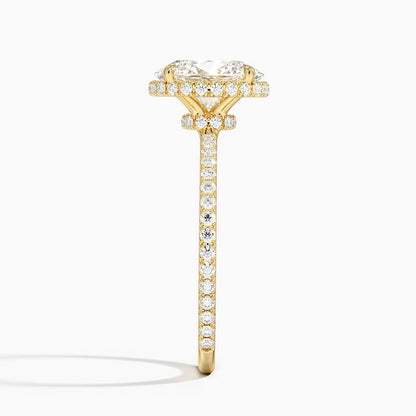 Gala Diamond Ring - Oval Center Stone