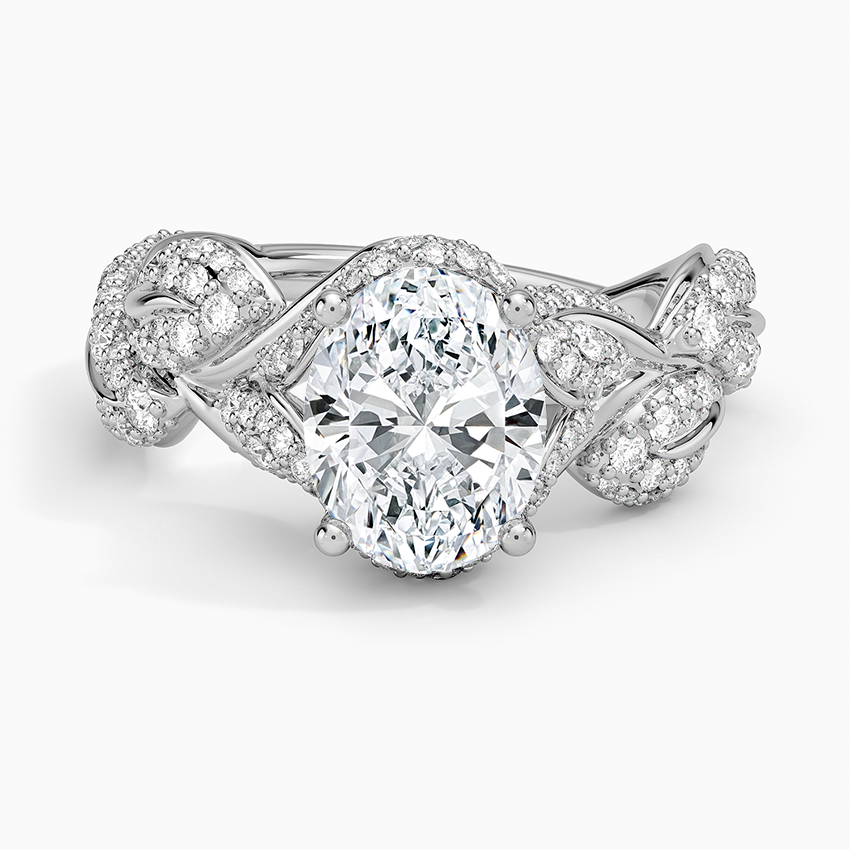 Olivia Diamond Ring (1 ct. tw.) - Oval Center Stone