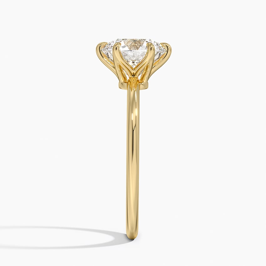 Petite Esme 1.5mm Ring - Round Center Stone