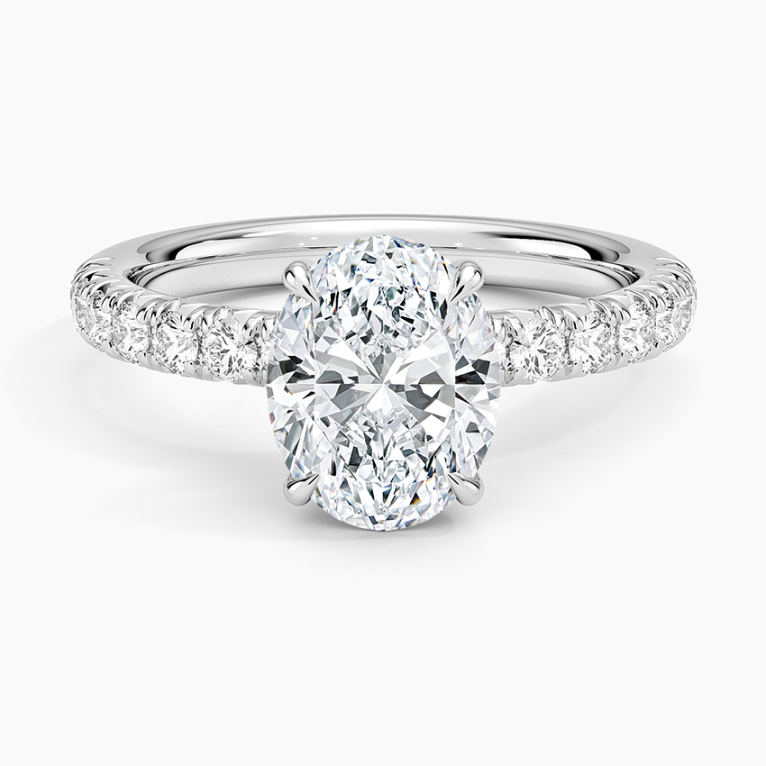Luxe Amelie Diamond Ring (3/8 ct. tw.) - Oval Center Stone