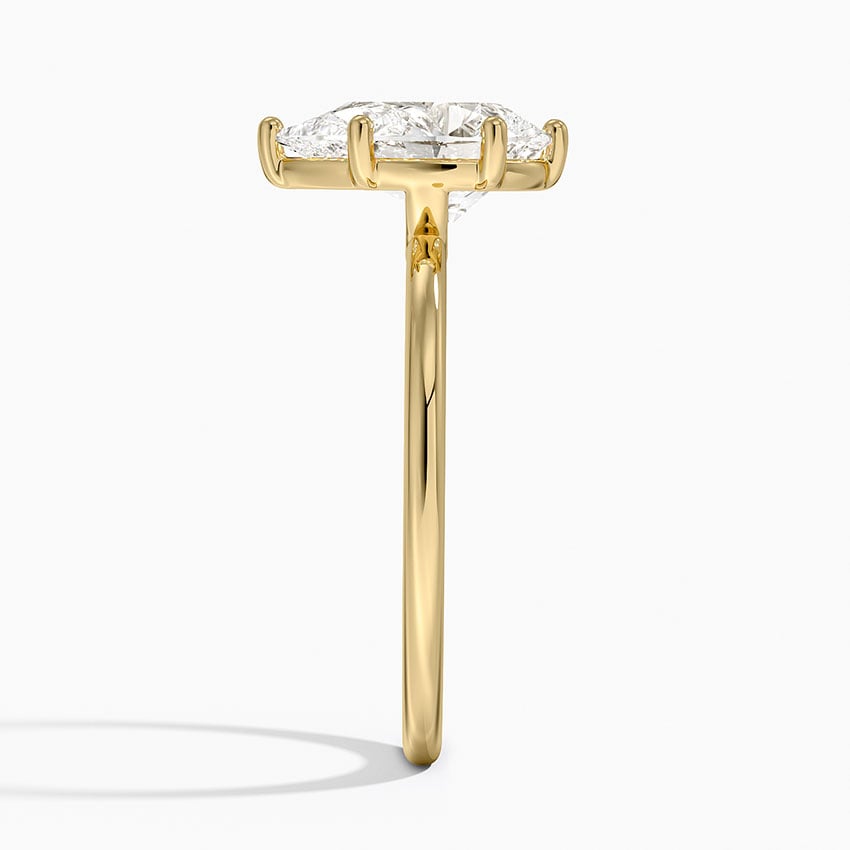 Gwen Perfect Fit Solitaire Ring - Pear Cut Center Stone