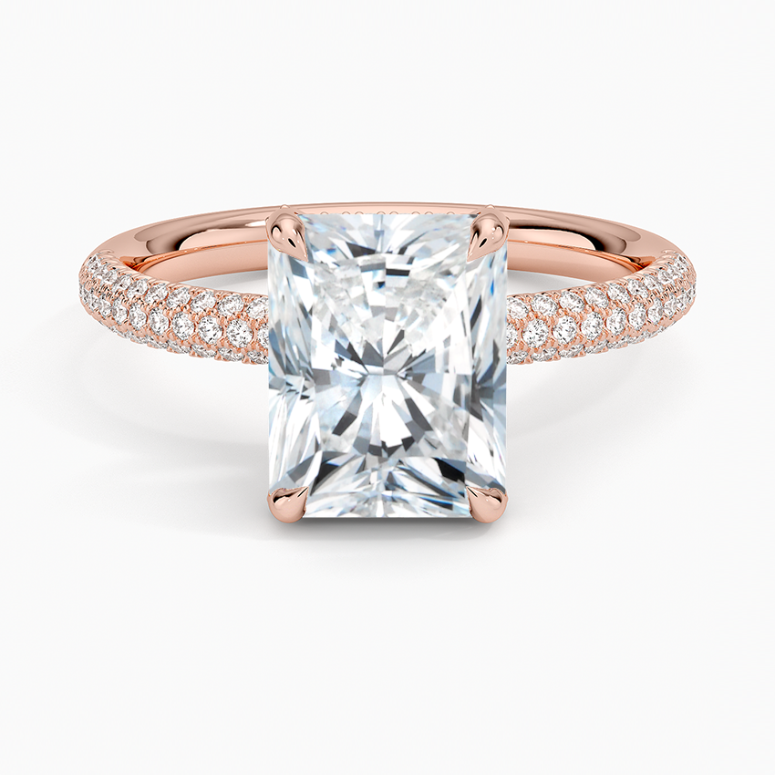Valencia Diamond Ring (1/3 ct. tw.) - Radiant Cut Center Stone