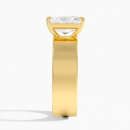Peyton 6mm Solitaire Ring - Radiant Cut Center Stone