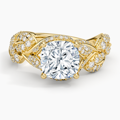 Olivia Diamond Ring (1 ct. tw.) - Cushion Cut Center Stone