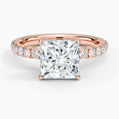Luxe Amelie Diamond Ring (3/8 ct. tw.) - Princess Cut Center Stone