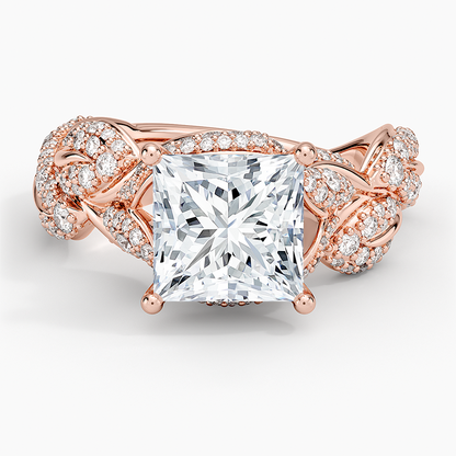 Olivia Diamond Ring (1 ct. tw.) - Princess Cut Center Stone