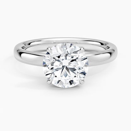 Elodie 2.5mm Solitaire Ring - Round Center Stone