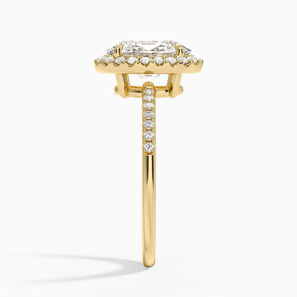 Cambria Halo Diamond Ring - Oval Center Stone